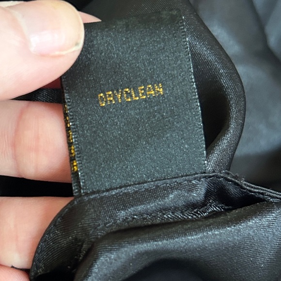 Y2K DONNA RICCO Babydoll Lace Silk Chiffon Dress Whimsigoth Fairy Grunge Size 10 - Picture 15 of 15